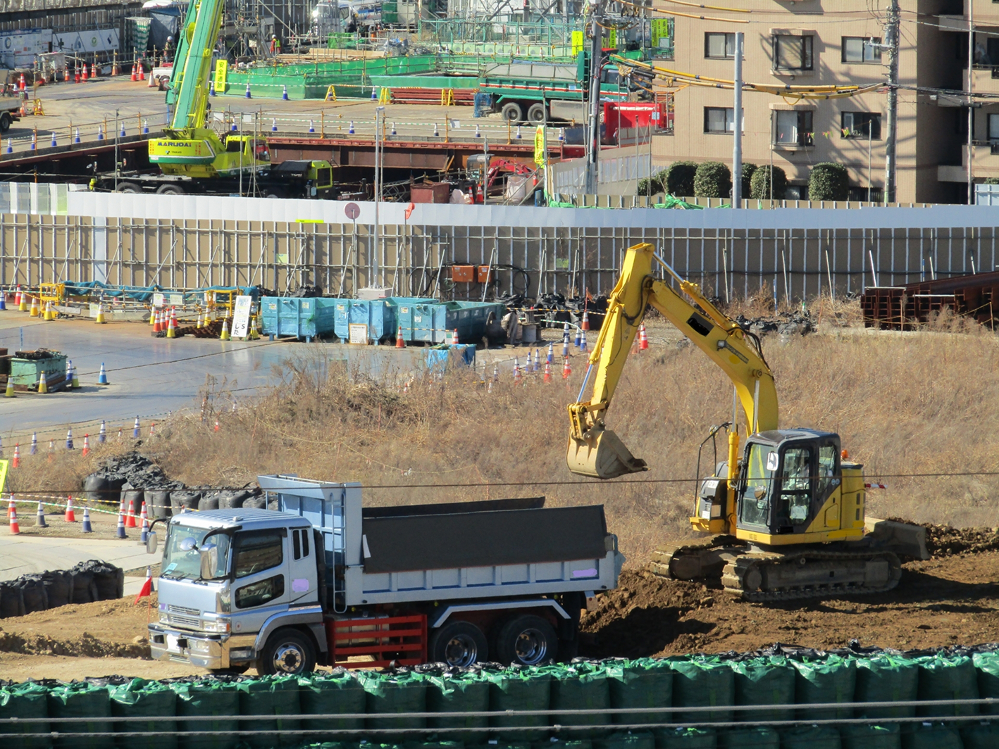 残土処理・改良土事業の現場写真